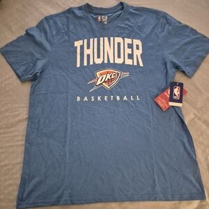 OKC Thunder Blue Basketball T-Shirt